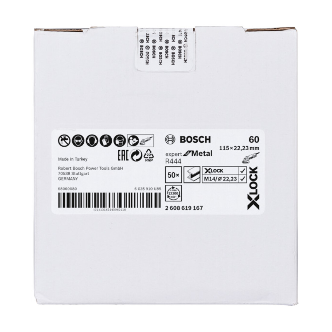 Disque fibre Bosch X-LOCK R444 Expert pour le métal