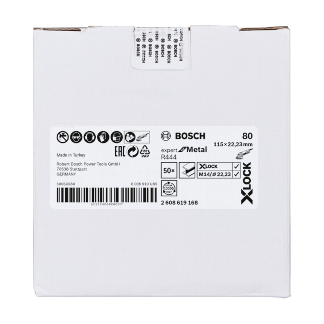 Disque fibre Bosch X-LOCK R444 Expert pour le métal