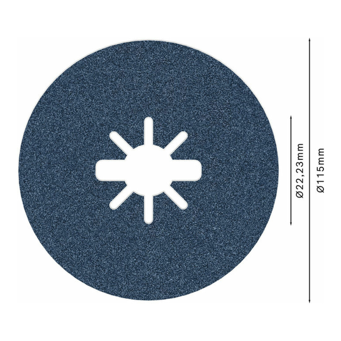 Disque fibre Bosch X-LOCK R574 pour le métal