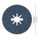 Disque fibre Bosch R574 Best for Metal X-LOCK 115 x 22,23 mm K 24