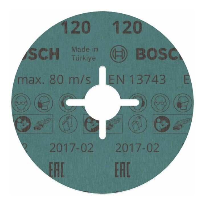 Disque fibre Bosch R780 Best for Metal and Inox 115 x 22,23 mm 120