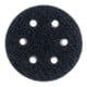 Disque intermédiaire auto-agrippant 80 mm, perforé, tendre, à bande auto-agrippante, pour SXE 400, pour feuilles abrasives auto-agrippantes metabo