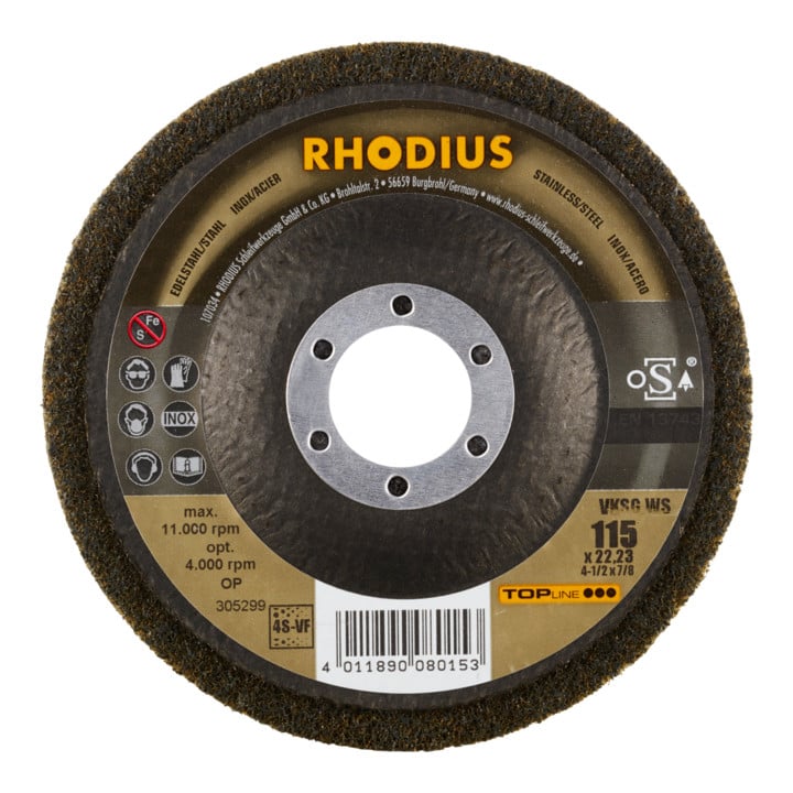 Disque non-tissé compact Rhodius VKSG WS