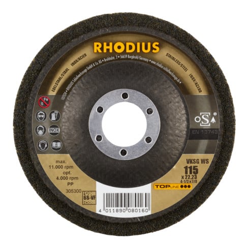 Disque non-tissé compact Rhodius VKSG WS