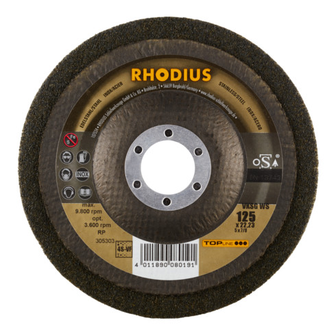 Disque non-tissé compact Rhodius VKSG WS