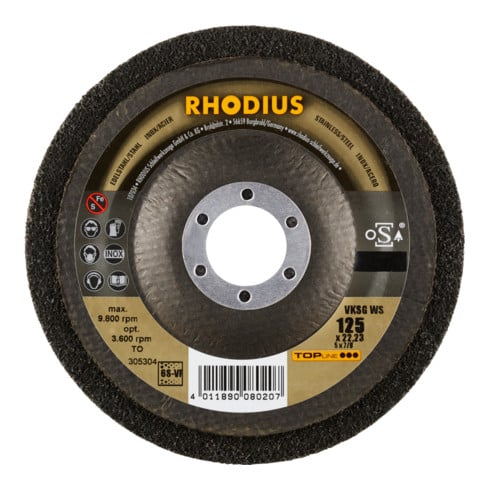 Disque non-tissé compact Rhodius VKSG WS