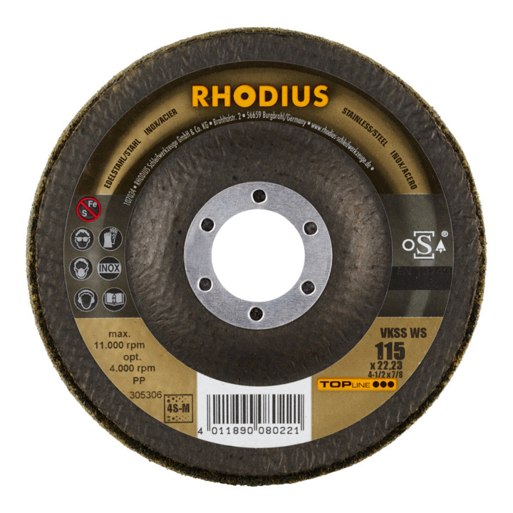Disque non-tissé compact Rhodius VKSS WS