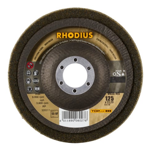 Disque non-tissé compact Rhodius VKSS WS