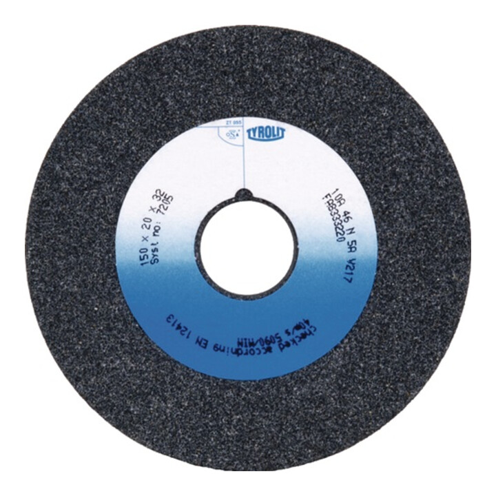 Disque p. tourets à meuler D. 200 mm l. 25 mm perçage 32 mm 60 corindon ordinair