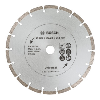 Lame de scie diamant Bosch pour matériaux de construction