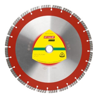 Disques à tronçonner diamantés Klingspor DT 350 BT 400 x 3,6 x 25,4 mm 28 segments 40 x 3,6 x 10 mm Standard Turbo