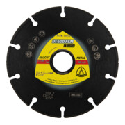 Disques à tronçonner diamantés Klingspor DT 600ACM 230 x 1,6 x 22,23 mm 16 segments 42 x 1,6 x 1,8 mm VG - brasés sous vide