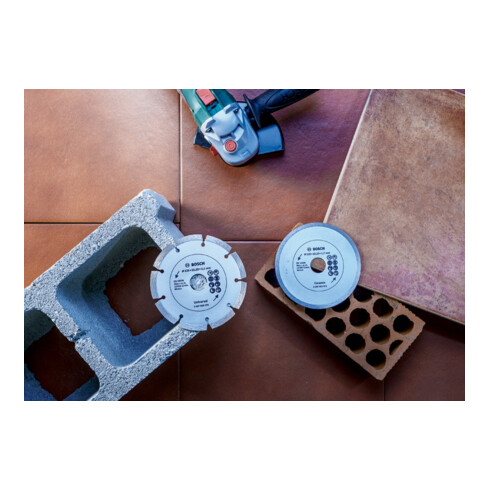 Disques à tronçonner diamantés pour carrelages et matériaux de construction, Ø 115 mm