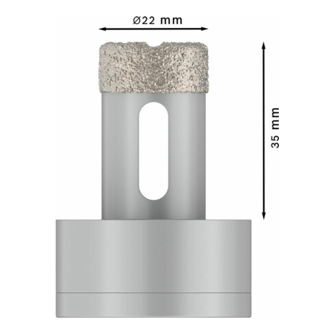 Disques à tronçonner diamantés X-LOCK Best for Ceramic Dry Speed 22x35 22 x 35 mm