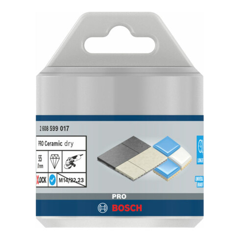 Foret à sec au diamant Bosch X-LOCK Meilleur pour la vitesse de séchage de la céramique