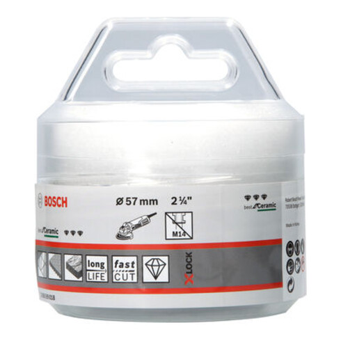 Disques à tronçonner diamantés X-LOCK Best for Ceramic Dry Speed 57x35 57 x 35 mm