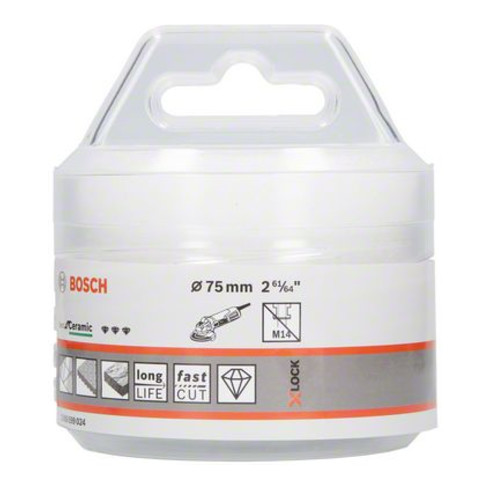 Disques à tronçonner diamantés X-LOCK Best for Ceramic Dry Speed 75x35 75 x 35 mm