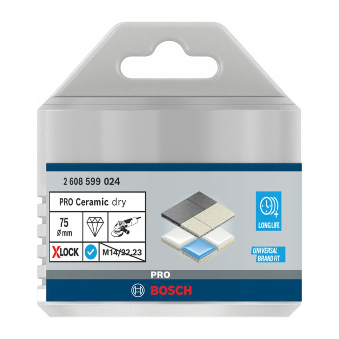 Disques à tronçonner diamantés X-LOCK Best for Ceramic Dry Speed 75x35 75 x 35 mm