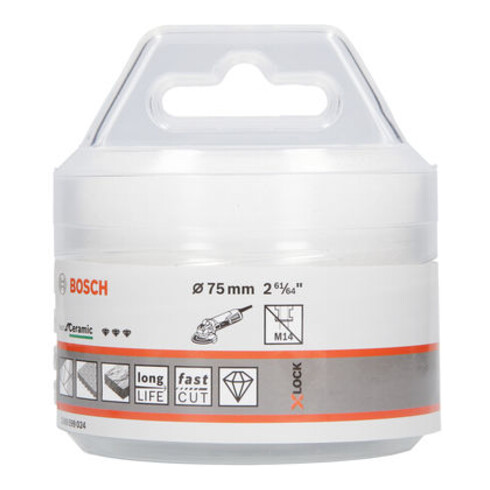 Disques à tronçonner diamantés X-LOCK Best for Ceramic Dry Speed 75x35 75 x 35 mm