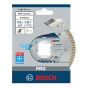Disque diamanté Bosch X-LOCK Best for Ceramic Extra Clean Turbo-5