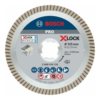 Disque diamanté Bosch X-LOCK Best for Ceramic Extra Clean Turbo