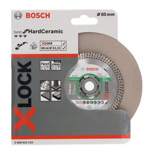 Disque diamanté Bosch X-LOCK Best for Hard Ceramic
