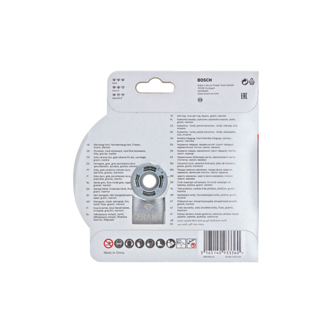 Lame de scie diamantée Bosch X-LOCK Standard pour la céramique