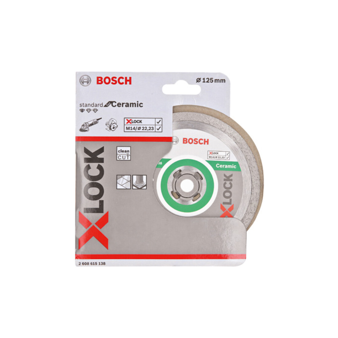 Lame de scie diamantée Bosch X-LOCK Standard pour la céramique