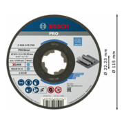 Disques à tronçonner droits Bosch, Standard for Metal X-Lock, diamètre 115 mm-4