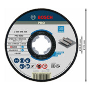 Bosch X-LOCK Cutting Disc Expert pour Métal A 30 S BF-4