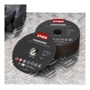 Disques à tronçonner STIER, acier, 25 pièces-2