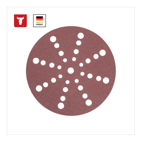 Disques abrasifs bois STIER D150 / P80 / 32 trous