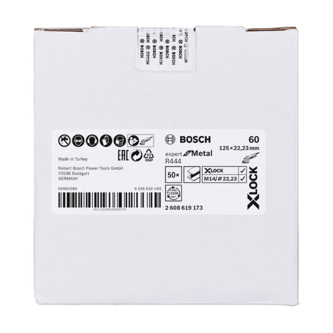 Disque fibre Bosch X-LOCK R444 Expert pour le métal