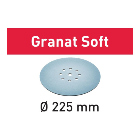 Disques abrasifs Festool STF D225 GR S/25 Garnet Soft