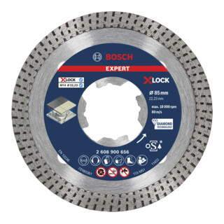Disques de coupe diamantés Bosch EXPERT HardCeramic X-LOCK