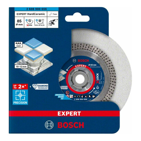 Disques de coupe diamantés Bosch EXPERT HardCeramic X-LOCK