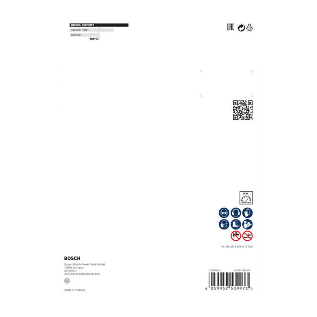 Disques de coupe diamantés Bosch Expert MultiMaterial, 180 x 22,23 x 2,4 x 12 mm