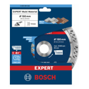 Disques de coupe diamantés Bosch Expert MultiMaterial, 180 x 22,23 x 2,4 x 12 mm-5