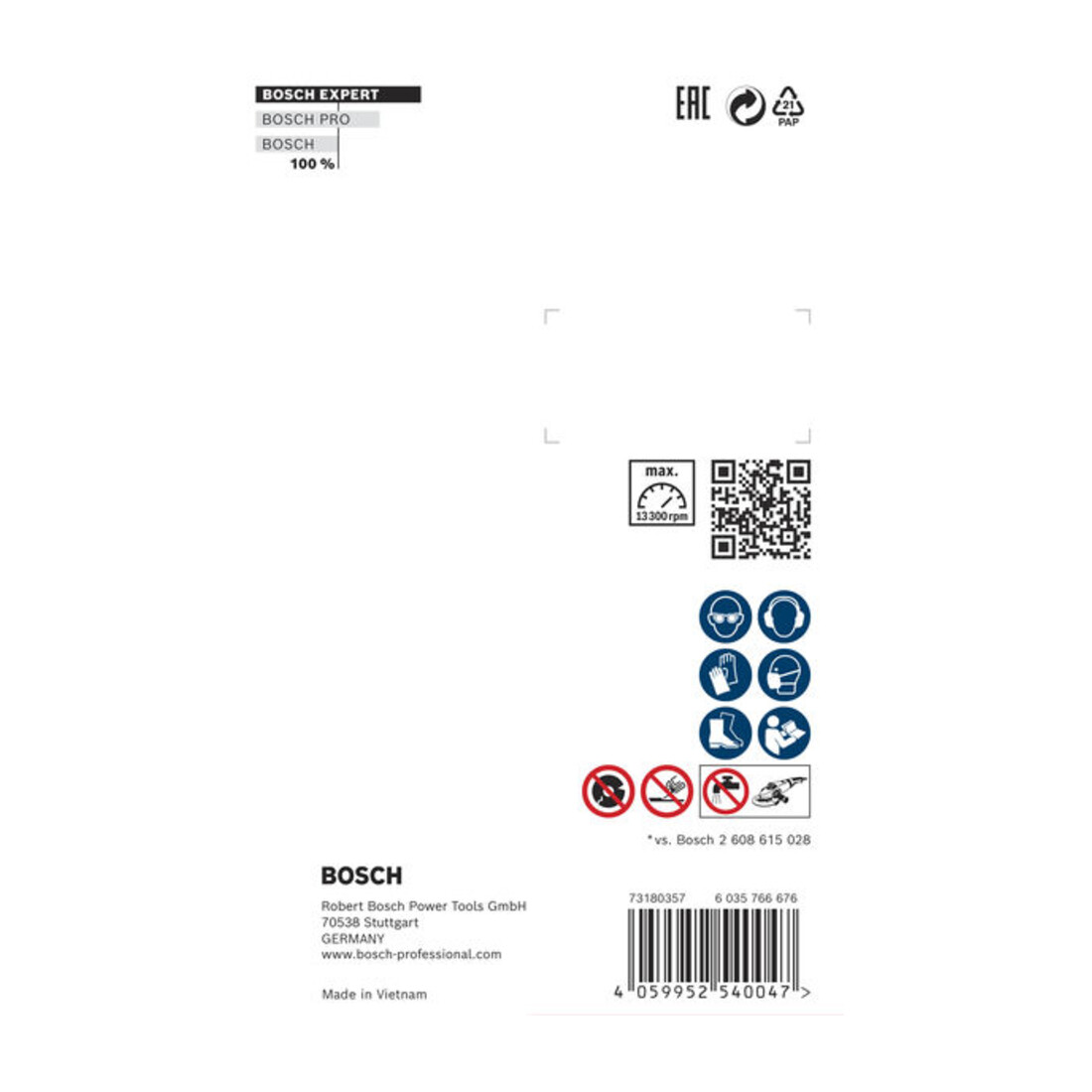 Disques de coupe diamantés Bosch Expert MultiMaterial X-LOCK, 115 x 22,23 x 2,4 x 12 mm