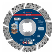 Disques de coupe diamantés Bosch Expert MultiMaterial X-LOCK, 125 x 22,23 x 2,4 x 12 mm