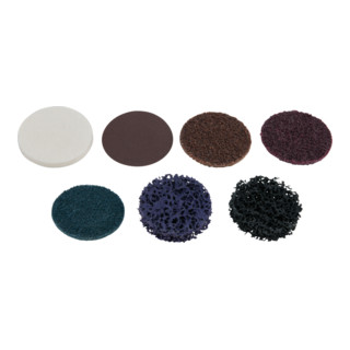 Disques de ponçage, Ø50mm, violet, pack de 10