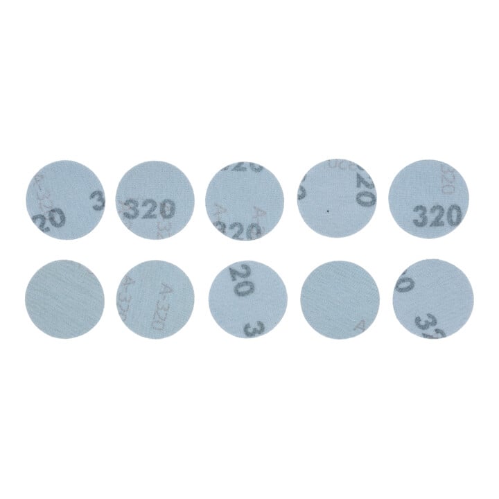 Disques de ponçage, Grains 320 Ø 50mm, pack de 10