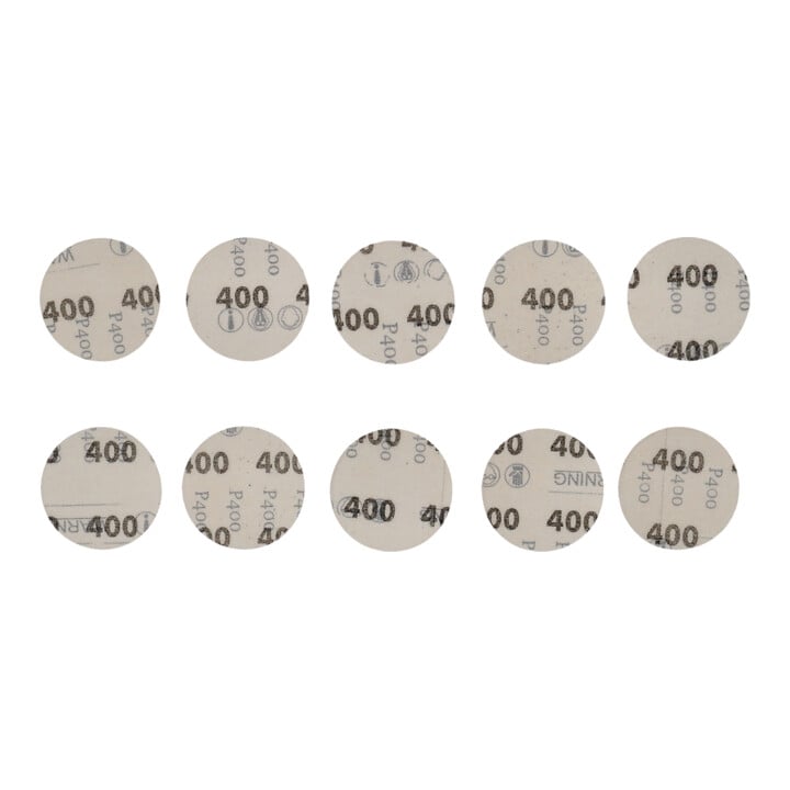 Disques de ponçage, Grains 400 Ø 75mm, pack de 10