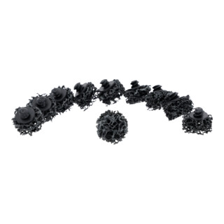 Disques de ponçage, Ø26,7mm, noir, pack de 10