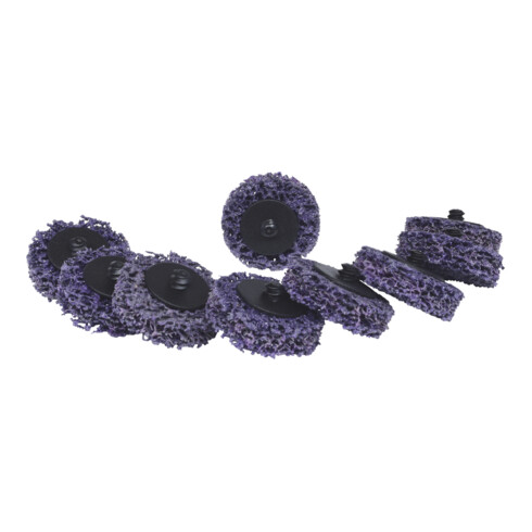 Disques de ponçage, Ø50mm, violet, pack de 10