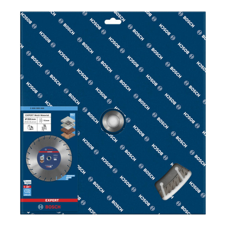 Disques diamantés multi-matériaux Bosch Expert, 350 x 20/25,40 x 3.3 x 15 mm
