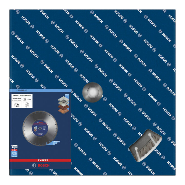 Disques diamantés multi-matériaux Bosch Expert, 400 x 20/25,40 x 3.3 x 12 mm
