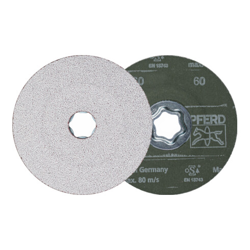 Disques fibre COMBICLICK PFERD - CC-FS 115 CO-ALU 60
