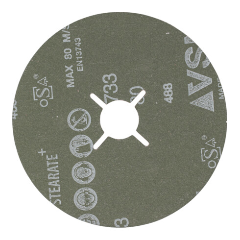 Disques fibre PFERD - FS 125-22 CO-ALU 80