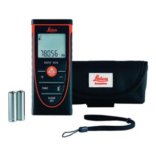 Disto Laser-Entfernungsmesser D210, Genauigkeit 1,0mm, Laserklasse 2, mit Batterien